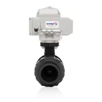 Elektrik Aktüatörlü U-PVC Küresel Vana