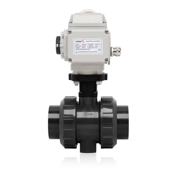 Elektrik Aktüatörlü U-PVC Küresel Vana