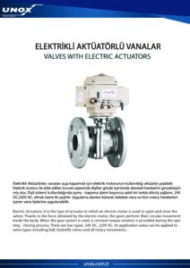 ELEKTRIK AKTUATORLU FLANSLI KURESEL VANA pdf