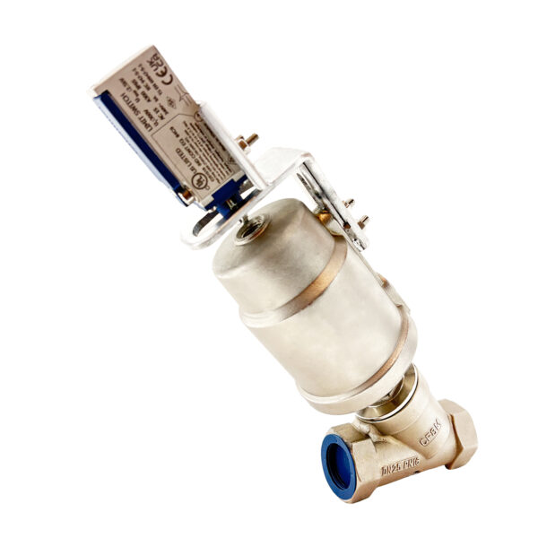 Pnömatik vana genel olarak pnömatik güç kaynağı kullanarak akışı kontrol etmek veyahut durdurmak amacı ile kullanılmaktadır. Pnömatik sistemlerde