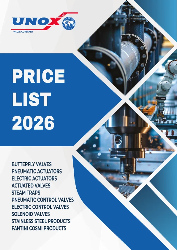 Unox 2026 Price List Cover